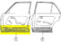 Türboden vorne links, verwendbar bei W123-Limousine und W123-T-Modell