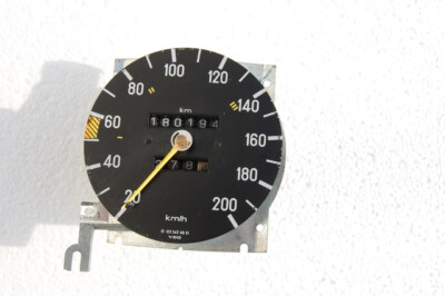 W123 200km/h-Tacho, gebraucht, Tachonadel defekt, Art.Nr. A1235426801