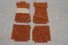 Neuanfertigung Fußmattensatz in 2-Ton-Schlinge, 4-teilig, 4 Farben lieferbar,  für DB /8